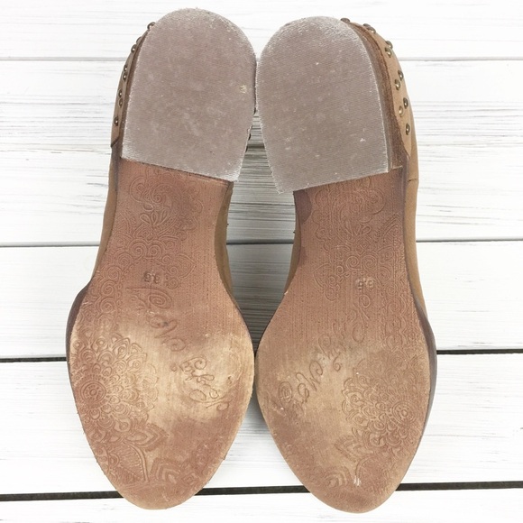 Naughty Monkey Studded Boho Brown Ankle Boots - Picture 5 of 8